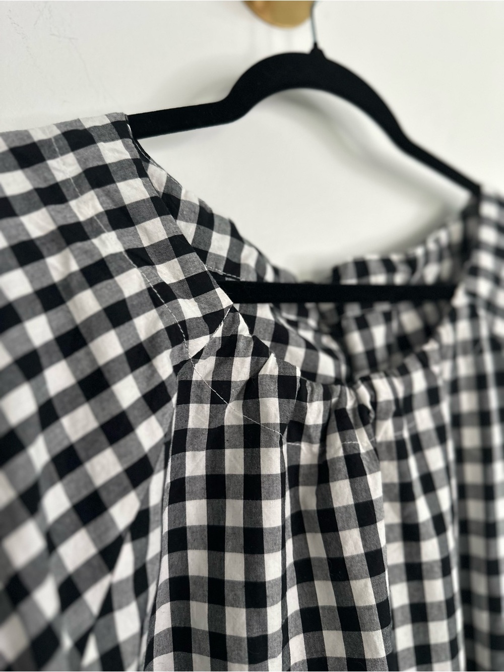 Black & White Gingham Cotton Maxi Dress Cottageco… - image 10